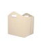 Bézs szögletes filc fatároló
