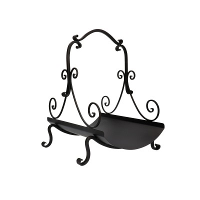 Fekete kovácsolt vas jellegű fatároló