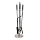 Fekete inox 4 tagú tisztítószett Fekete inox 4 tagú tisztítószett