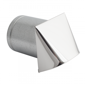 Rozsdamentes külső levegő esővédő sapka rovarvédő fém hálóval