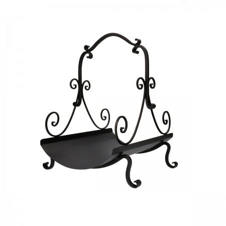 Fekete kovácsolt vas jellegű fatároló
