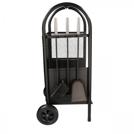 SÜD 104 kandalló tisztítószett, fatárolóval