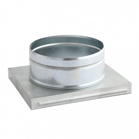 Szellőzőrács fogadó forró levegő elvezetéshez Ø 150 22 x 22 cm